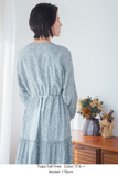 【通常商品】柄フレンチワンピース