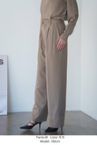【通常商品】ダブルタックワイドパンツ