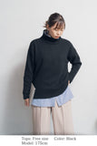【通常商品】BIGタートルネックニット