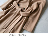 【セミオーダー】ラムウールロングコート